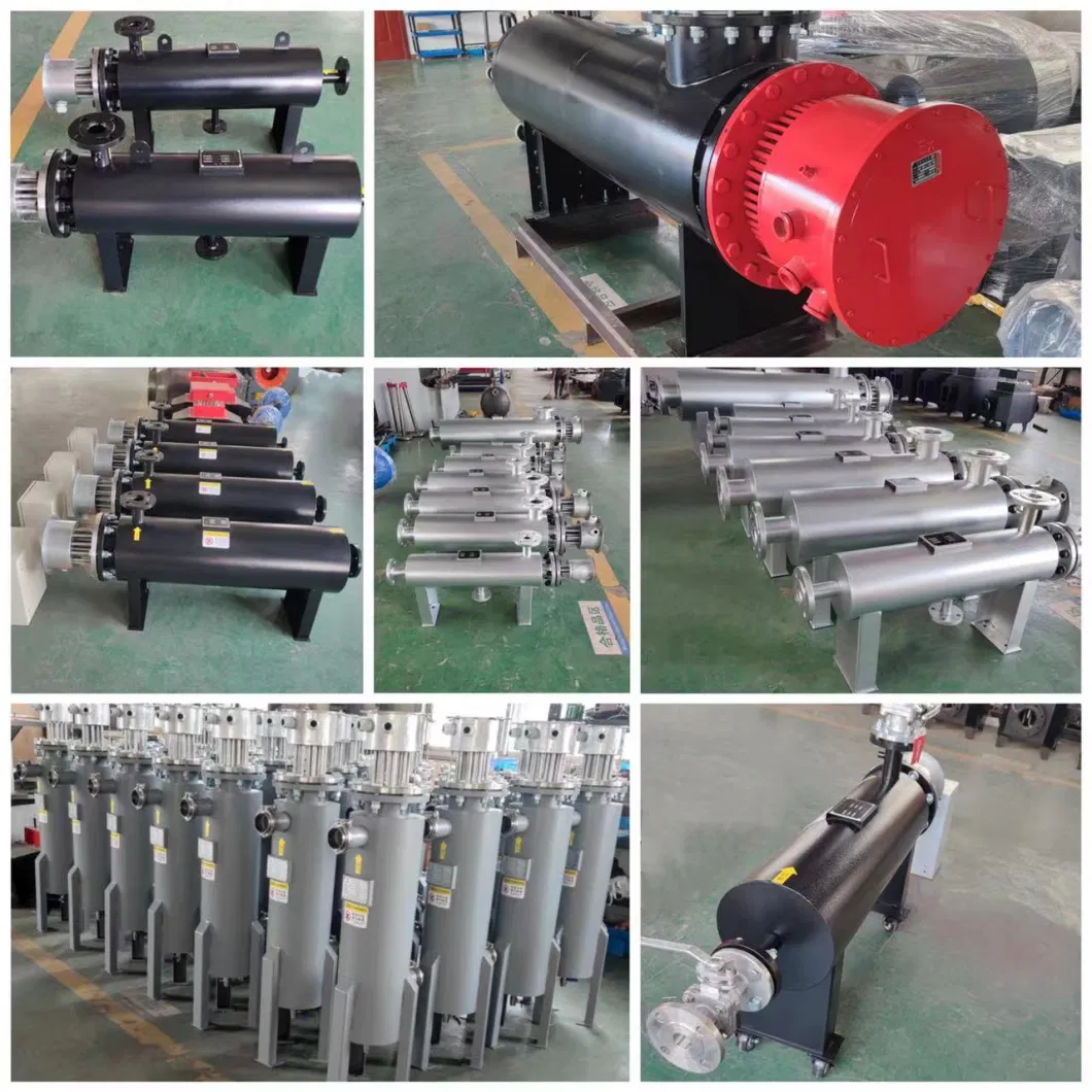 30kw High Efficiency Circulation Industrial Gas Nitrogen Inline Pipeline Heater 300kw