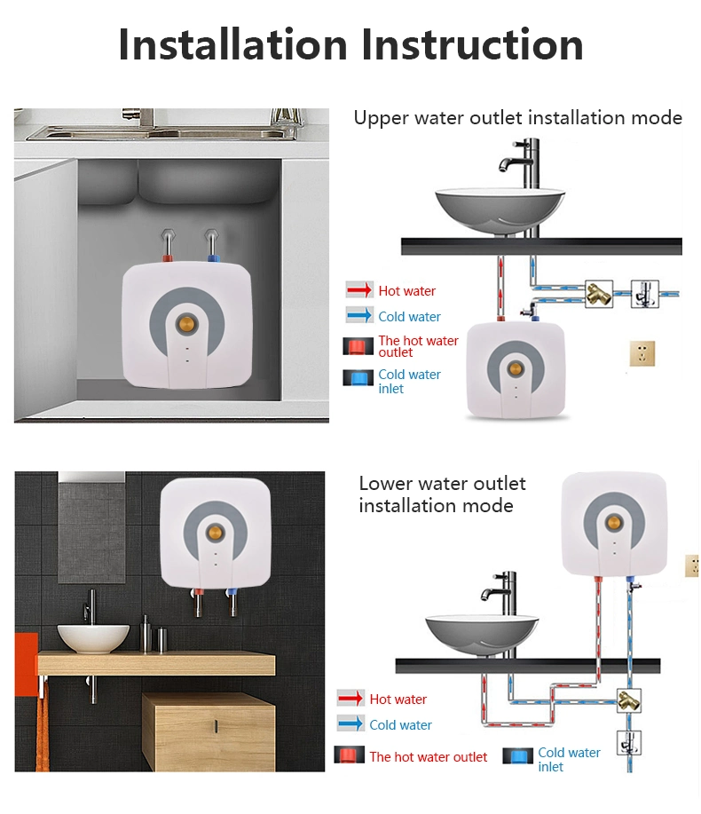 Anto New Arrival Portable on Demand Under Sink Immersion Electrical Water Heater