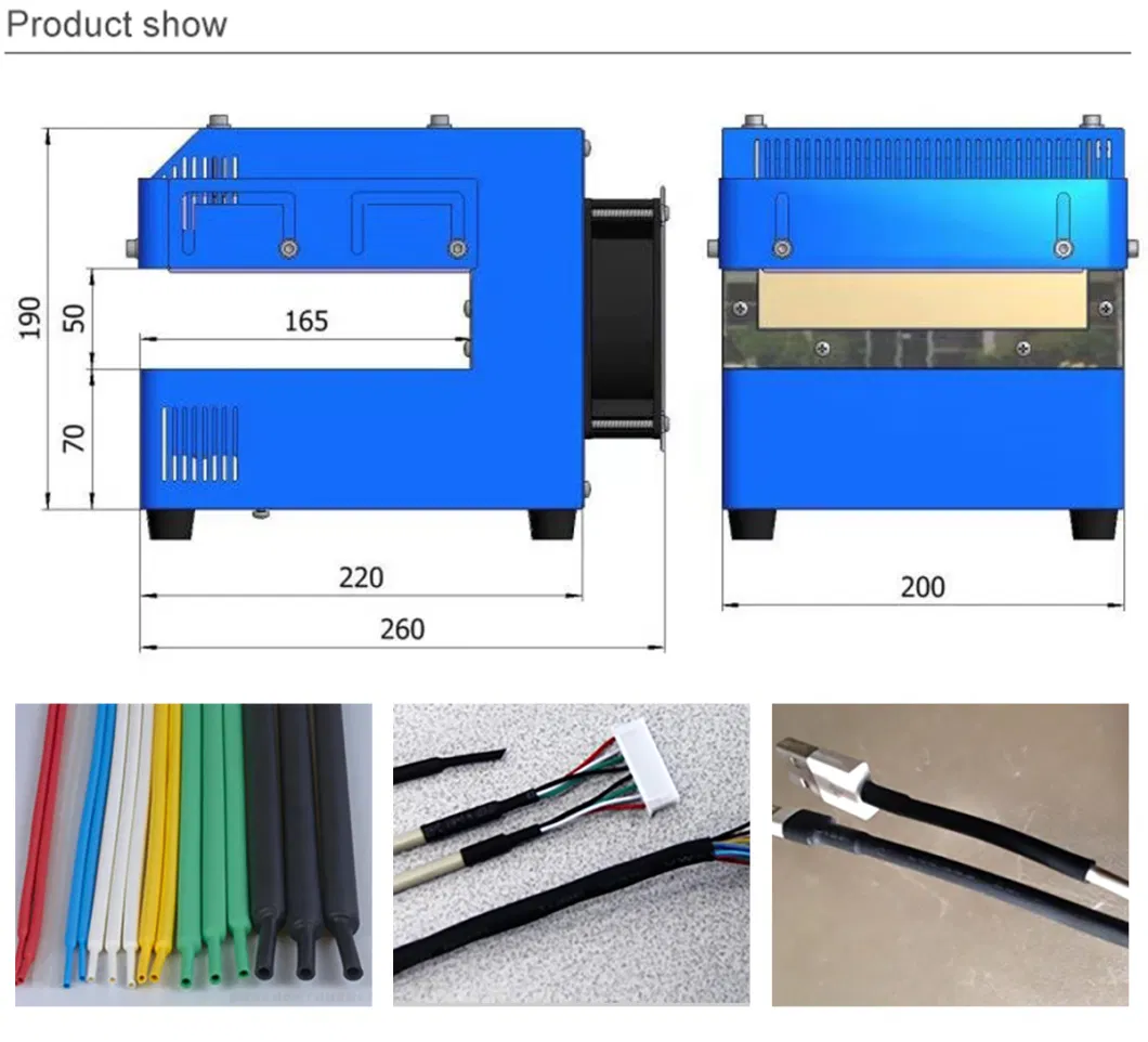 Double-Side Heating Heat Shrinkable Tube Heater Machine